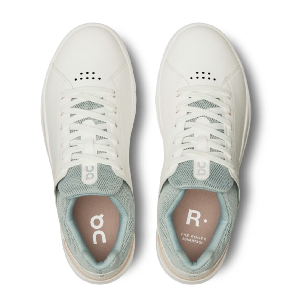 On Running White and Gray Sneakers Roger - Picture 2 of 7